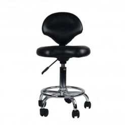 Groomers Groomers Black Stool With Back Rest -Groomers Online groomers black stool with back rest p17674 12558 medium