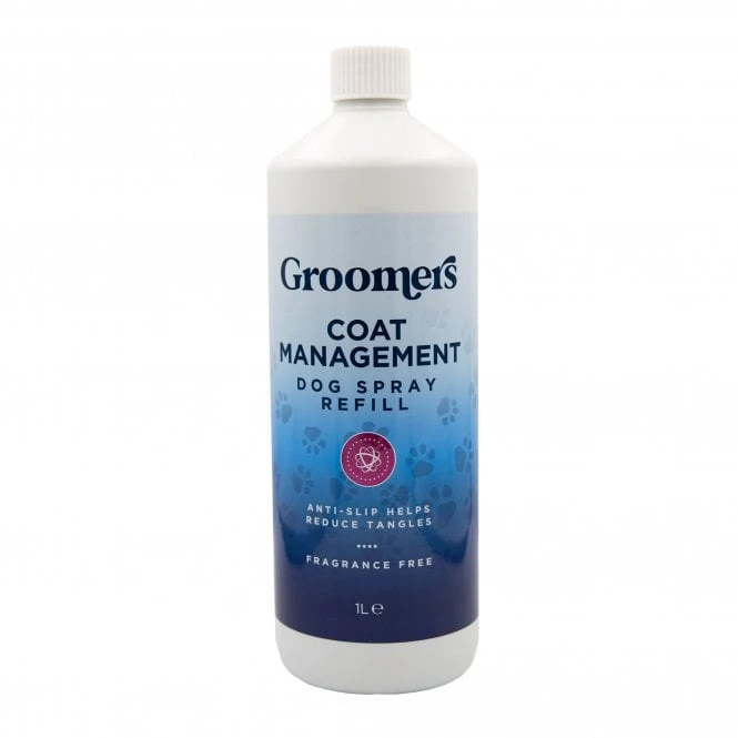 Groomers Coat Care Coat Management Spray Refill 1L 1 Groomers Coat Care Coat Management Spray Refill 1L