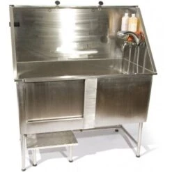 Groomers Easy Step Static Stainless Steel Bath -Groomers Online groomers easy step static stainless steel bath p1474 1736 medium