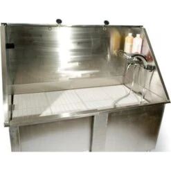 Groomers Easy Step Static Stainless Steel Bath -Groomers Online groomers easy step static stainless steel bath p1474 1739 medium