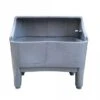 Groomers Groomers Neptune Static Bath With Splashback - Space Grey