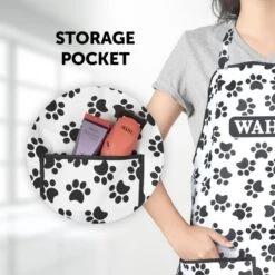Wahl Wahl Paw Print Apron -Groomers Online wahl paw print apron p17576 11145 medium
